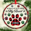 They Lived, They Loved, They Purred - Memorial Personalized Custom Circle Glass Ornament - Sympathy Gift, Christmas Gift For Pet Owners, Pet Lovers