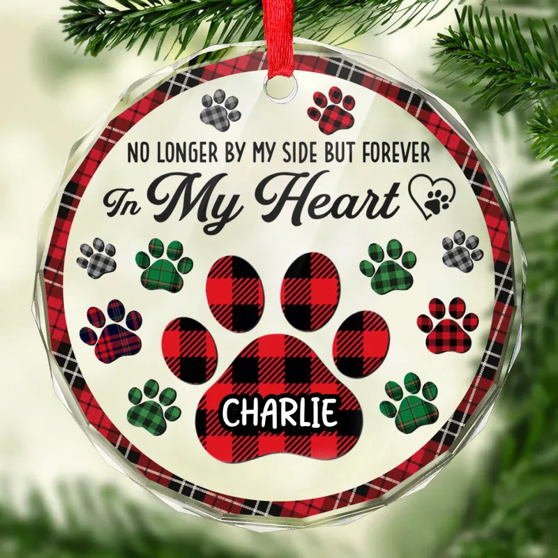 They Lived, They Loved, They Purred - Memorial Personalized Custom Circle Glass Ornament - Sympathy Gift, Christmas Gift For Pet Owners, Pet Lovers