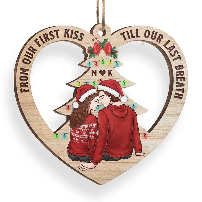 I Already Got The Best Present This Year - Couple Personalized Custom Ornament - Wood Custom Shaped - Christmas Gift For Husband Wife, Anniversary