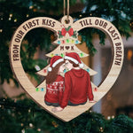 Custom Initial Christmas Gifts for Couples - Personalized Ornament