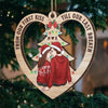 I Already Got The Best Present This Year - Couple Personalized Custom Ornament - Wood Custom Shaped - Christmas Gift For Husband Wife, Anniversary