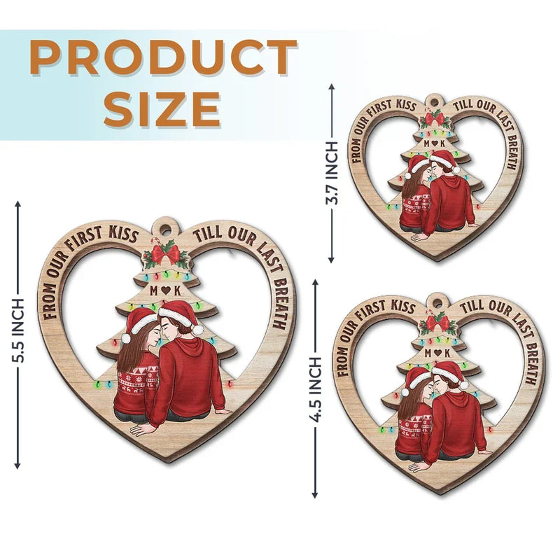 I Already Got The Best Present This Year - Couple Personalized Custom Ornament - Wood Custom Shaped - Christmas Gift For Husband Wife, Anniversary
