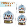 Custom Photo Our Sisterly Love Grows Stronger - Bestie Personalized Custom Ornament - Acrylic Custom Shaped - Christmas Gift For Best Friends, BFF, Sisters