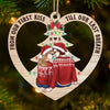 I Already Got The Best Present This Year - Couple Personalized Custom Ornament - Wood Custom Shaped - Christmas Gift For Husband Wife, Anniversary
