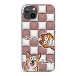 Custom Pet Name Cat and Dog Gifts for Pet Lovers - Personalized Phone Case