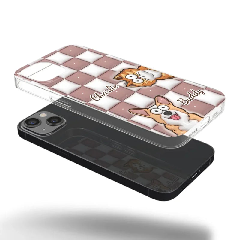 Embracing The Purrfection Of Life - Dog & Cat Personalized Custom 3D Inflated Effect Printed Clear Phone Case - Gift For Pet Owners, Pet Lovers