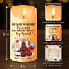 Friends Will Always Be Connected By Heart - Bestie Personalized Custom LED Candle - Christmas Gift For Best Friends, BFF, Sisters