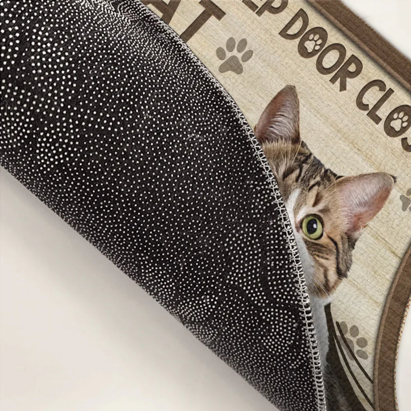 Custom Photo Life Is Full Of Little Joys With Cats Around - Cat Personalized Custom Home Decor Decorative Mat - Gift For Pet Owners, Pet Lovers