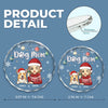 The Love Of A Pet Is A Gift That Lasts Forever - Dog & Cat Personalized Custom Circle Glass Ornament - Christmas Gift For Pet Owners, Pet Lovers