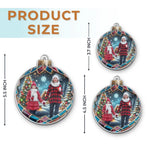 Custom Photo Christmas Family Keepsake - Personalized Ornament