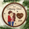 I Only Have Ice For You - Couple Personalized Custom Ornament - Wood Custom Shaped - Christmas Gift For Husband Wife, Anniversary