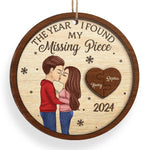 Custom Name Missing Piece Couple Gifts - Personalized Ornament