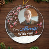 Custom Photo A Moment With You Was A Lifetime Of Happiness - Memorial Personalized Custom Ornament - Acrylic Custom Shaped - Sympathy Gift, Christmas Gift For Family Members