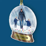 Custom Photo Christmas Gifts for Dad - Personalized Ornament