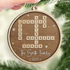 For It Is In Giving That We Receive - Family Personalized Custom Ornament - Wood Custom Shaped - Christmas Gift For Family Members