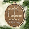 For It Is In Giving That We Receive - Family Personalized Custom Ornament - Wood Custom Shaped - Christmas Gift For Family Members