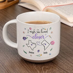Custom Name Long Distance Gifts - Personalized Pottery Mug