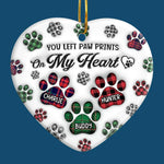 Custom Name Pet Memorial Christmas Gifts - Personalized Ceramic Ornament
