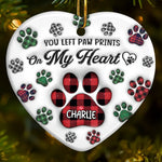 Custom Name Pet Memorial Christmas Gifts - Personalized Ceramic Ornament