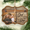 Custom Photo You're My Kind Of Perfect - Couple Personalized Custom Ornament - Wood Benelux Shaped - Christmas Gift For Husband Wife, Anniversary
