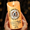 Custom Photo Your Light Will Always Shine In Our Hearts - Memorial Personalized Custom LED Candle - Christmas Gift, Sympathy Gift For Pet Owners, Pet Lovers