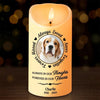 Custom Photo Your Light Will Always Shine In Our Hearts - Memorial Personalized Custom LED Candle - Christmas Gift, Sympathy Gift For Pet Owners, Pet Lovers
