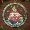 My Favorite Place Is Inside Your Hug - Couple Personalized Custom Ornament - Acrylic Custom Shaped - Christmas Gift For Husband Wife, Anniversary