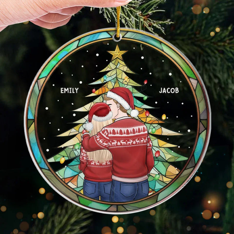 Your Love Feels Like Home - Couple Personalized Custom Ornament - Acrylic Custom Shaped - Christmas Gift For Husband Wife, Anniversary