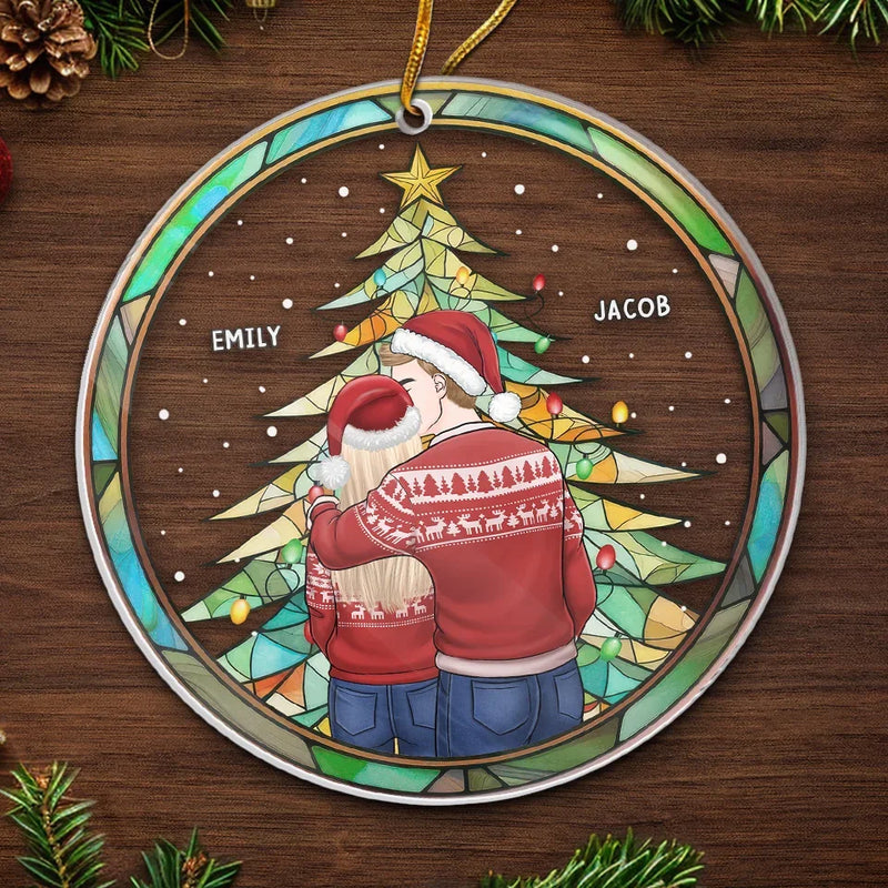 Your Love Feels Like Home - Couple Personalized Custom Ornament - Acrylic Custom Shaped - Christmas Gift For Husband Wife, Anniversary