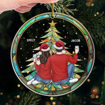 Custom Name Christmas Couple Gifts - Personalized Ornament