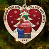 With You, Forever Isn’t Long Enough - Couple Personalized Custom Ornament - Wood Custom Shaped - Christmas Gift For Husband Wife, Anniversary