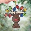 The Best Gift Is The Love We Share As A Family - Family Personalized Custom Ornament - Acrylic Custom Shaped - Christmas Gift For Family Members