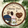 Your Love Is My Greatest Treasure - Couple Personalized Custom Ornament - Wood Custom Shaped - Christmas Gift For Husband Wife, Anniversary