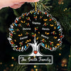 Every Smile With Family Is A Precious Gift - Family Personalized Custom Ornament - Acrylic Custom Shaped - Christmas Gift For Family Members
