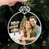 Custom Photo I Love You From Head To Mistletoe - Couple Personalized Custom Ornament - Acrylic Custom Shaped - Christmas Gift For Husband Wife, Anniversary