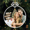 Custom Photo I Love You From Head To Mistletoe - Couple Personalized Custom Ornament - Acrylic Custom Shaped - Christmas Gift For Husband Wife, Anniversary