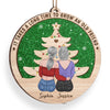 Friendship Is A Bond That Grows Stronger Over Time - Bestie Personalized Custom Ornament - Wood Custom Shaped - Christmas Gift For Best Friends, BFF, Sisters