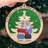 Friendship Is A Bond That Grows Stronger Over Time - Bestie Personalized Custom Ornament - Wood Custom Shaped - Christmas Gift For Best Friends, BFF, Sisters