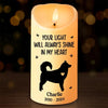 Forever Loved, Always In Our Hearts - Memorial Personalized Custom LED Candle - Sympathy Gift, Christmas Gift For Pet Owners, Pet Lovers