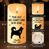 Forever Loved, Always In Our Hearts - Memorial Personalized Custom LED Candle - Sympathy Gift, Christmas Gift For Pet Owners, Pet Lovers