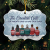 Christmas Is Even More Special When Spent With My Siblings - Family Personalized Custom Ornament - Wood, Acrylic Benelux Shaped - Christmas Gift For Family Members, Siblings, Brothers, Sisters