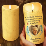 Custom Photo Memorial Tribute - Personalized LED Candle