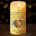 Custom Photo Memorial Tribute - Personalized LED Candle