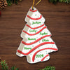 Merry Christmas To My  Family - Family Personalized Custom Ornament - Acrylic Custom Shaped - Christmas Gift For Family Members