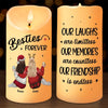 With You It's Always A Good Time - Bestie Personalized Custom LED Candle - Christmas Gift For Best Friends, BFF, Sisters