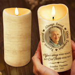 Custom Photo Memorial Gifts - Personalized LED Candle