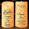 Forever Kind Of Friendship - Bestie Personalized Custom LED Candle - Christmas Gift For Best Friends, BFF, Sisters