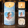 Custom Photo After They Have Gone The Light Remains - Memorial Personalized Custom LED Candle - Sympathy Gift, Christmas Gift For Family Members