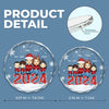 Every Ornament Tells A Family Story - Family Personalized Custom Circle Glass Ornament - Christmas Gift For Family Members