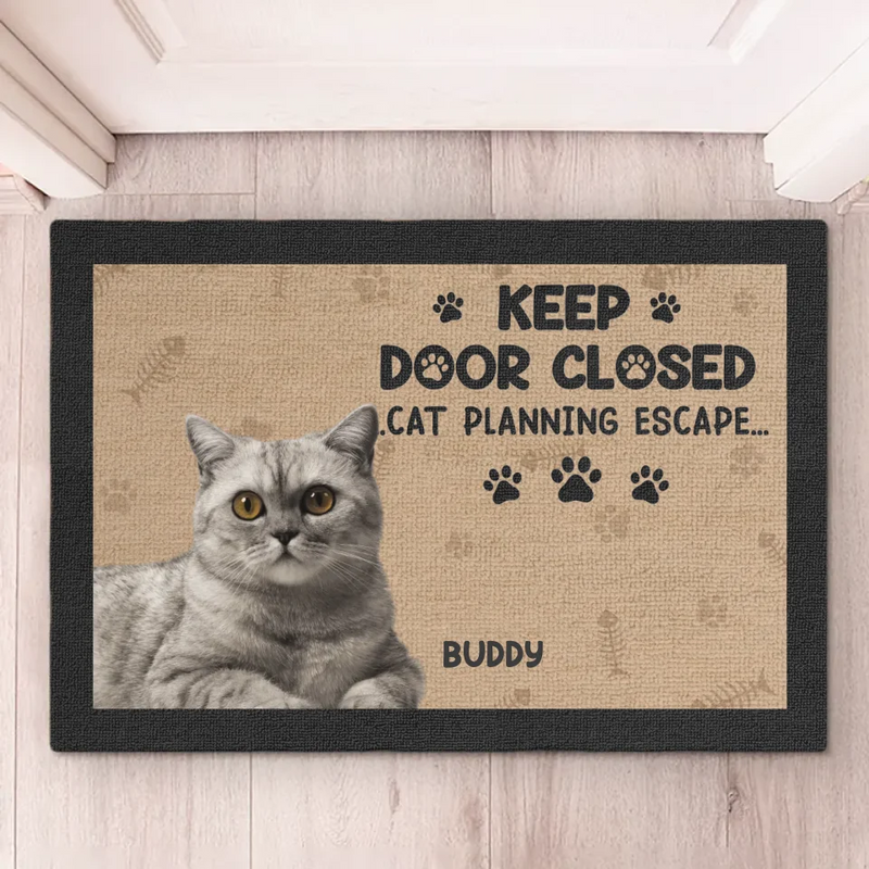 Custom Name Funny Cat Lover Gifts - Personalized Doormat